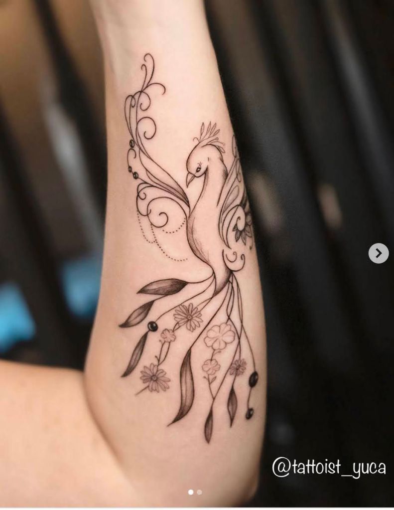 Mon tatouage de phénix (Artiste @tattoost_yuca)